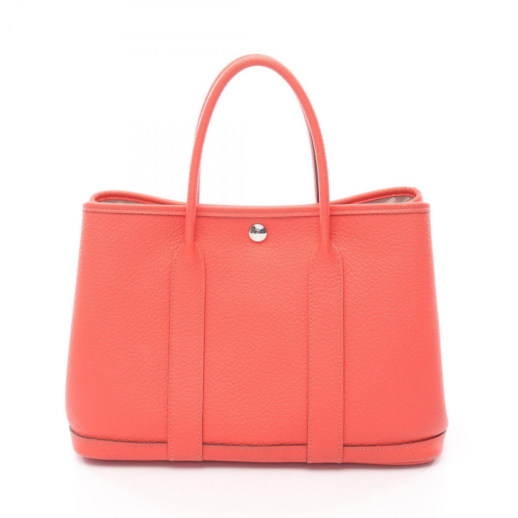 Hermes Red Color Leather Country Leather Tote Bag (Pre-Owned)