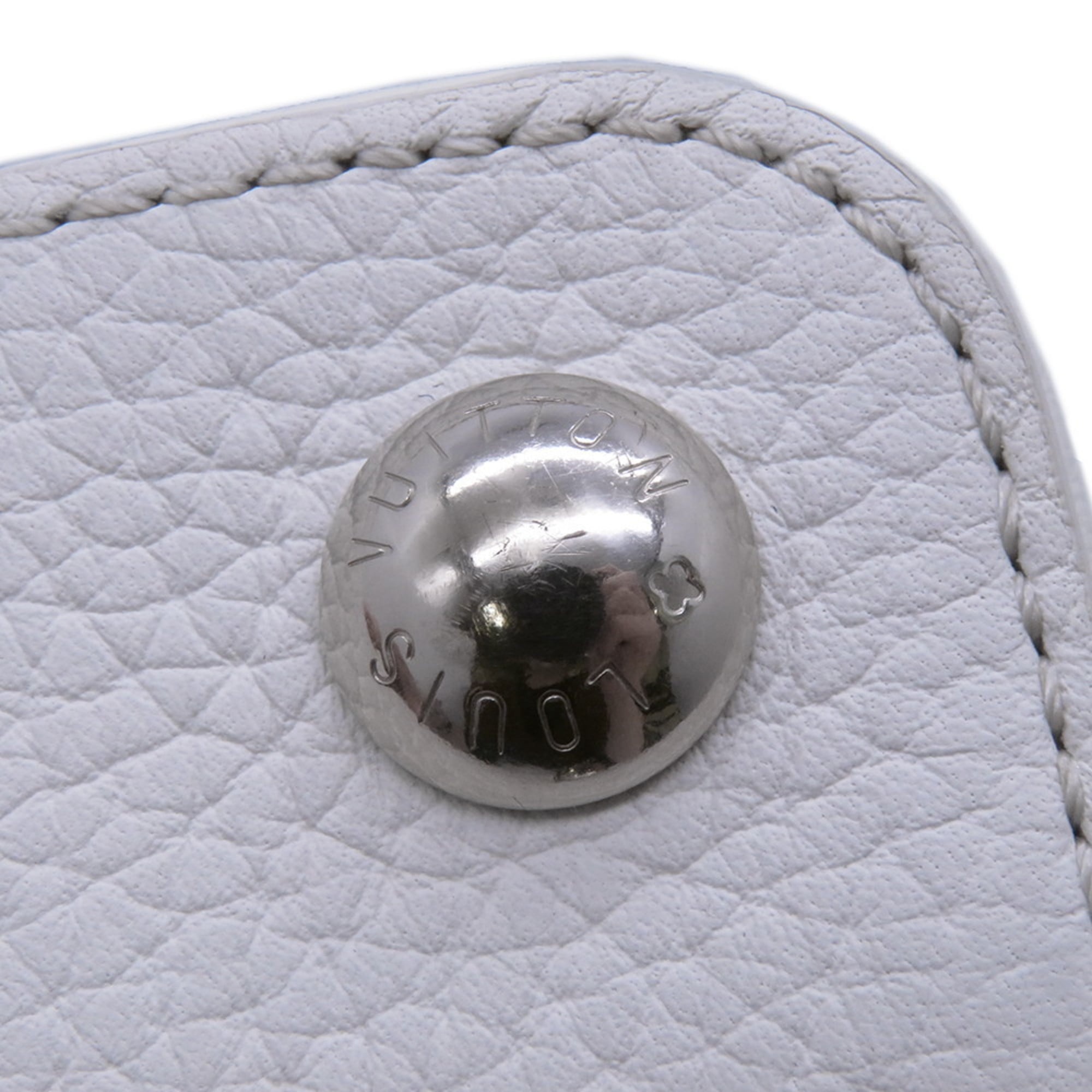 Louis Vuitton Multi-Color White Leather Handbag (Pre-Owned)
