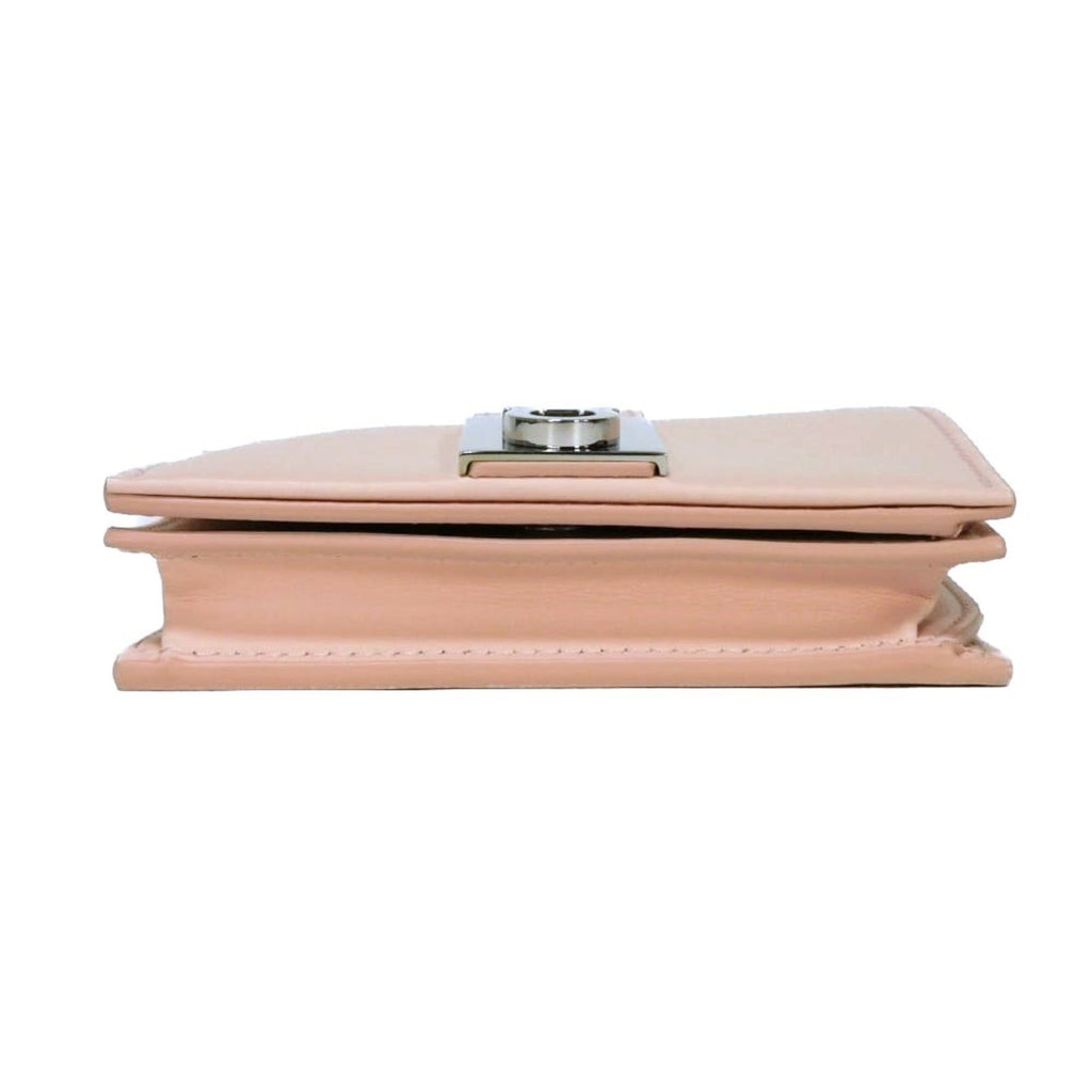 Salvatore Ferragamo Gancini Pink Leather Wallet (Bi-Fold) (Pre-Owned)