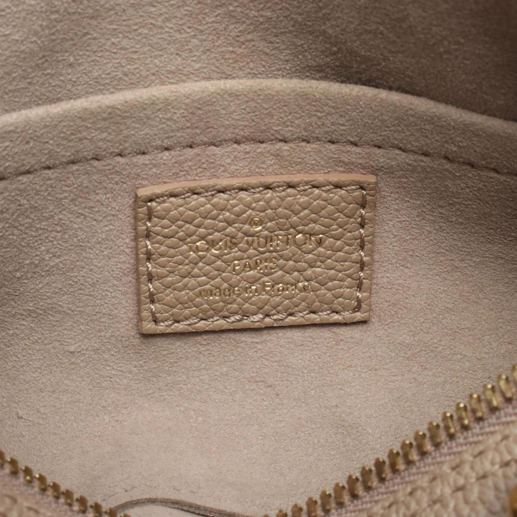 Louis Vuitton Beige Tourterelle Monogram Empreinte Handbag (Pre-Owned)