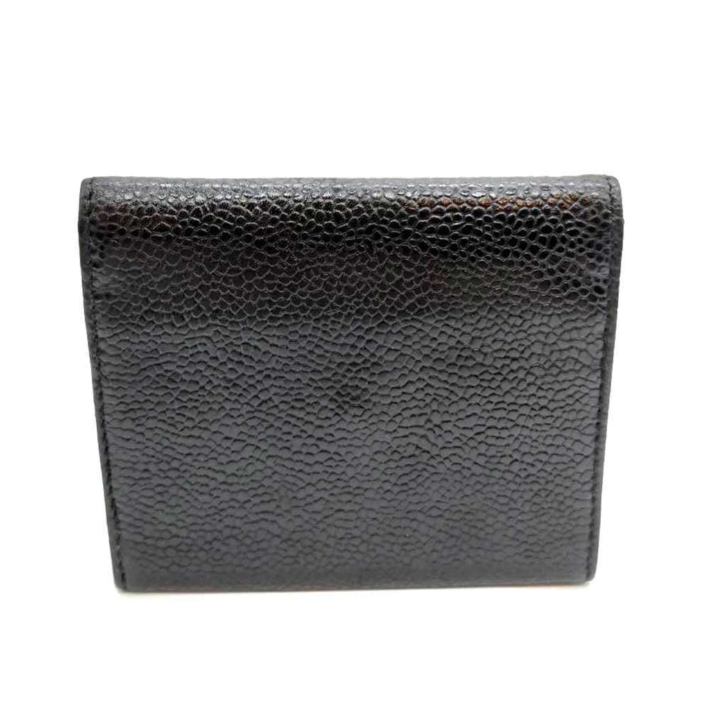 Chanel Black Grained Calfskin Coin Purse/Coin Case (Pre-Owned)