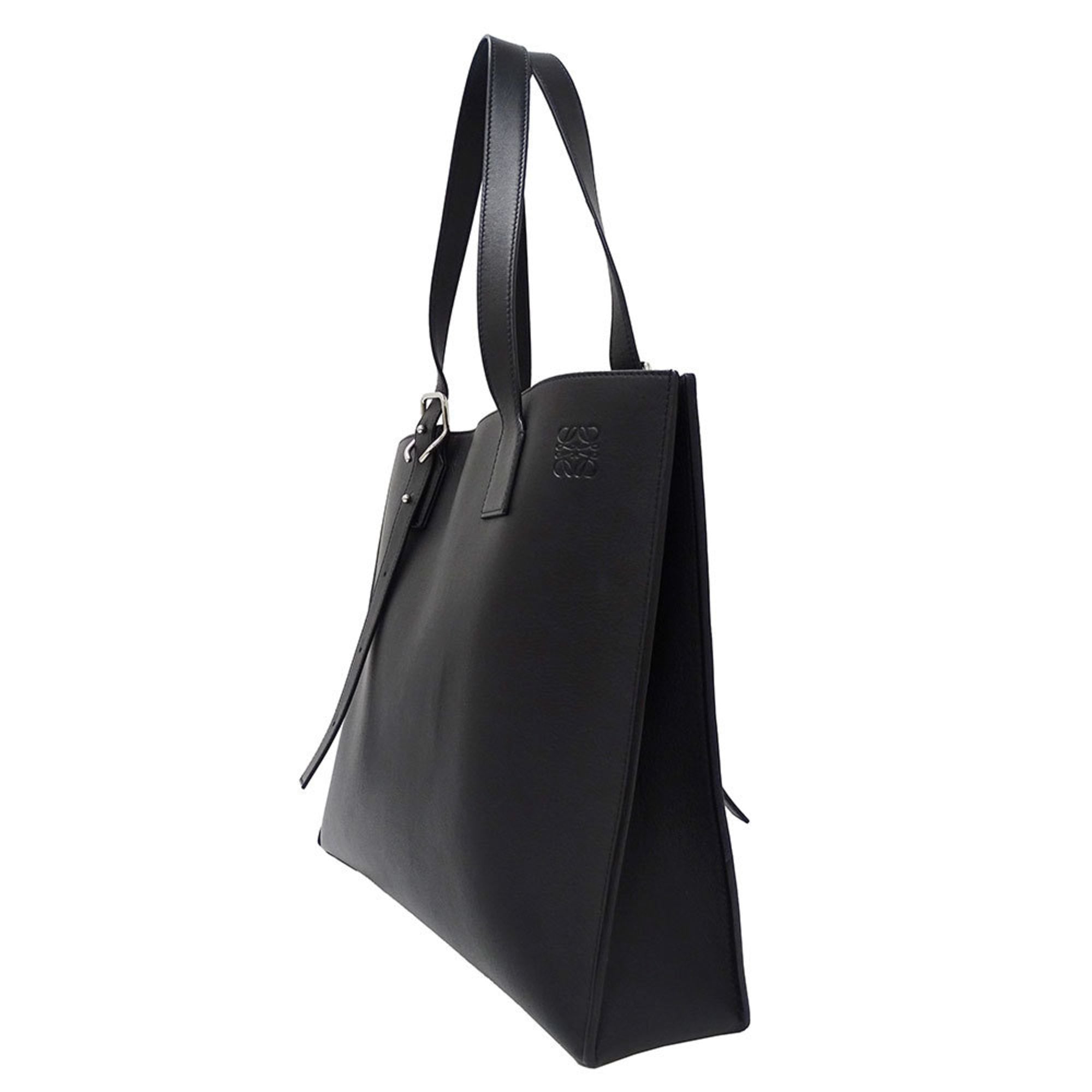 Loewe Black Leather Tote Bag (Pre-Owned)