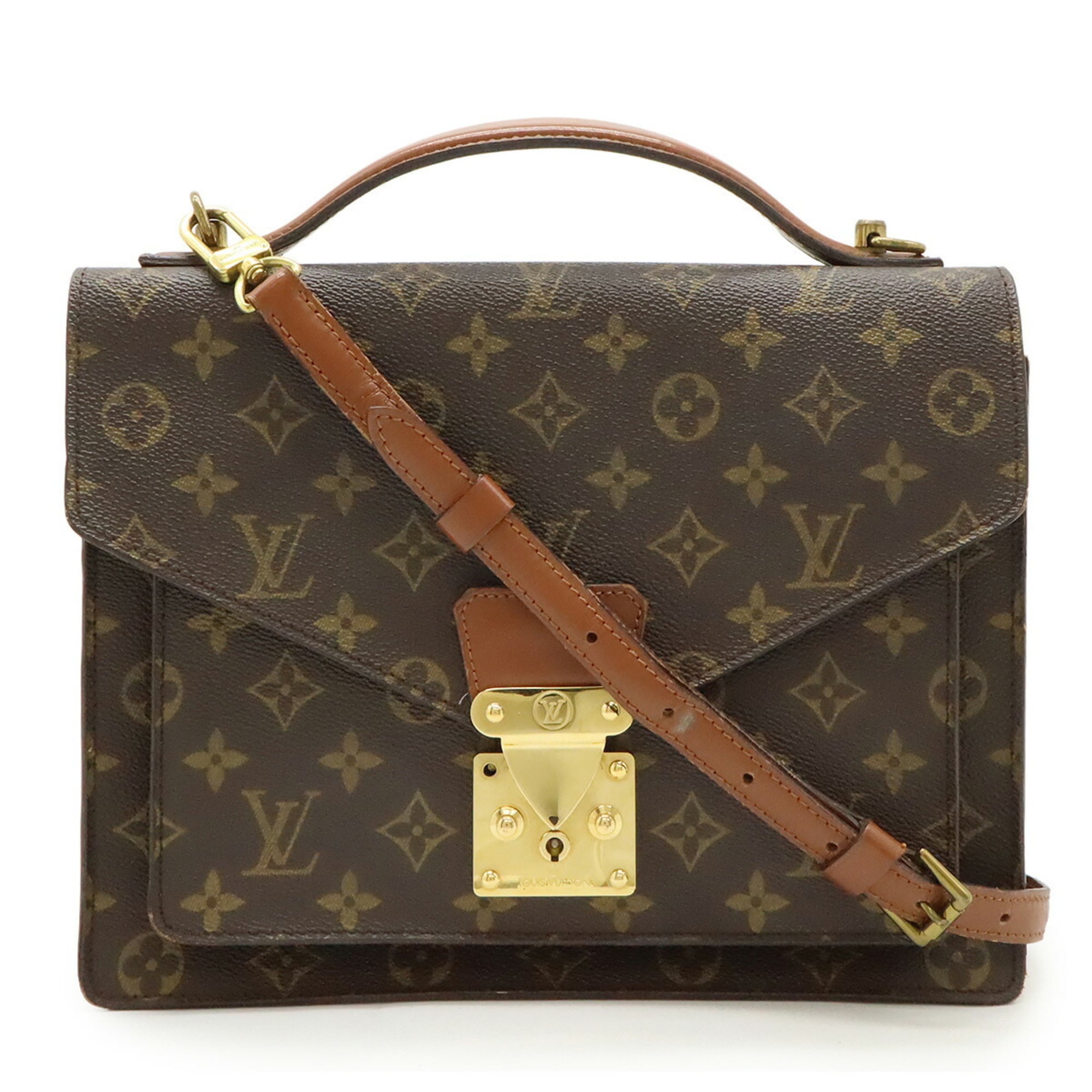 Louis Vuitton Monogram Brown Monogram Handbag Shoulder Bag (Pre-Owned)