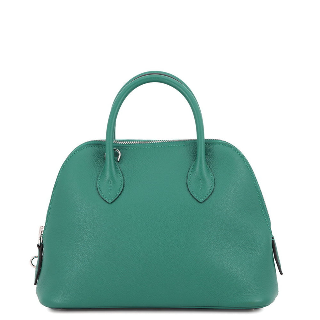 Hermes Bolide Vert Leather Handbag (Pre-Owned)