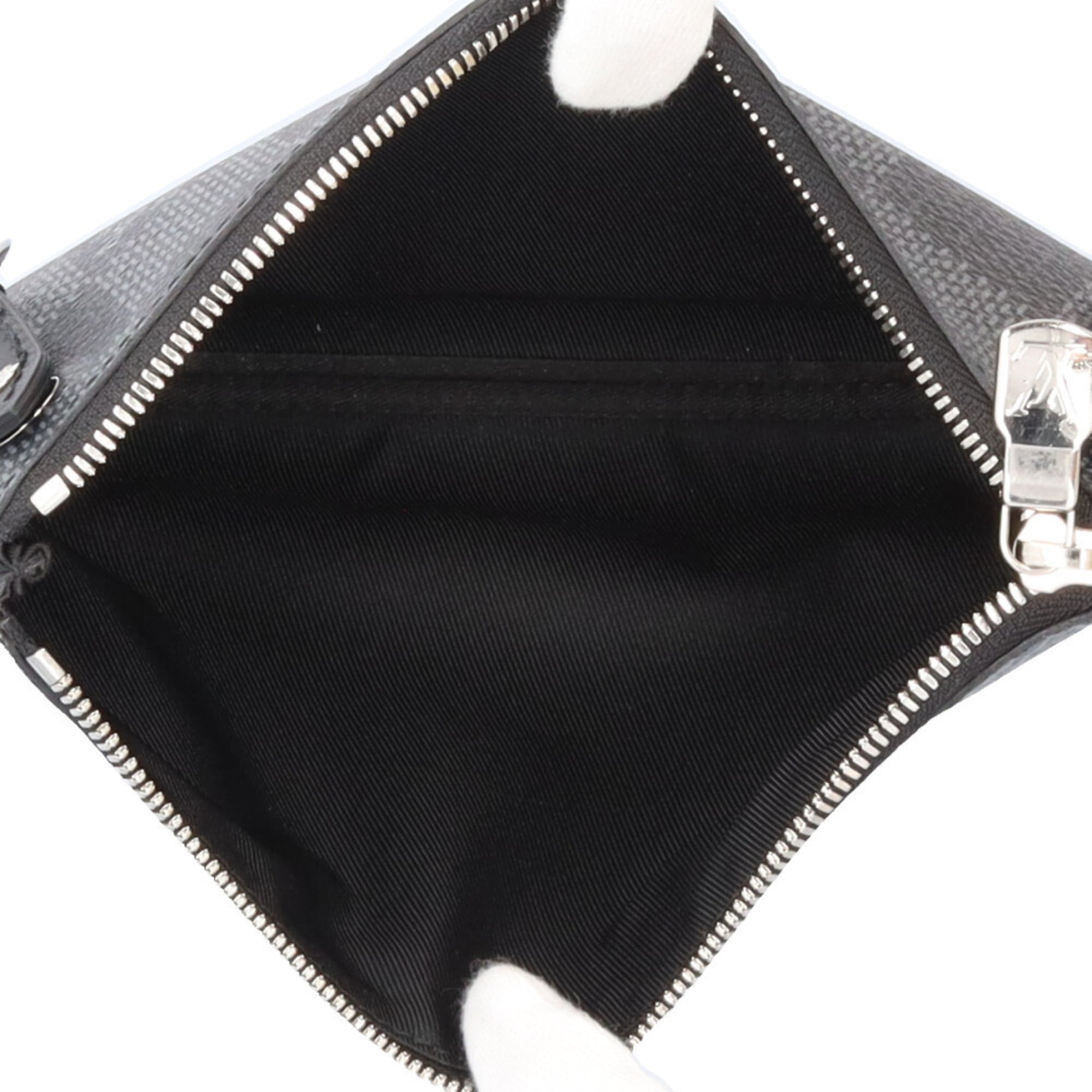 Louis Vuitton Damier Graphite Black Gray Pvc Shoulder Bag (Pre-Owned)