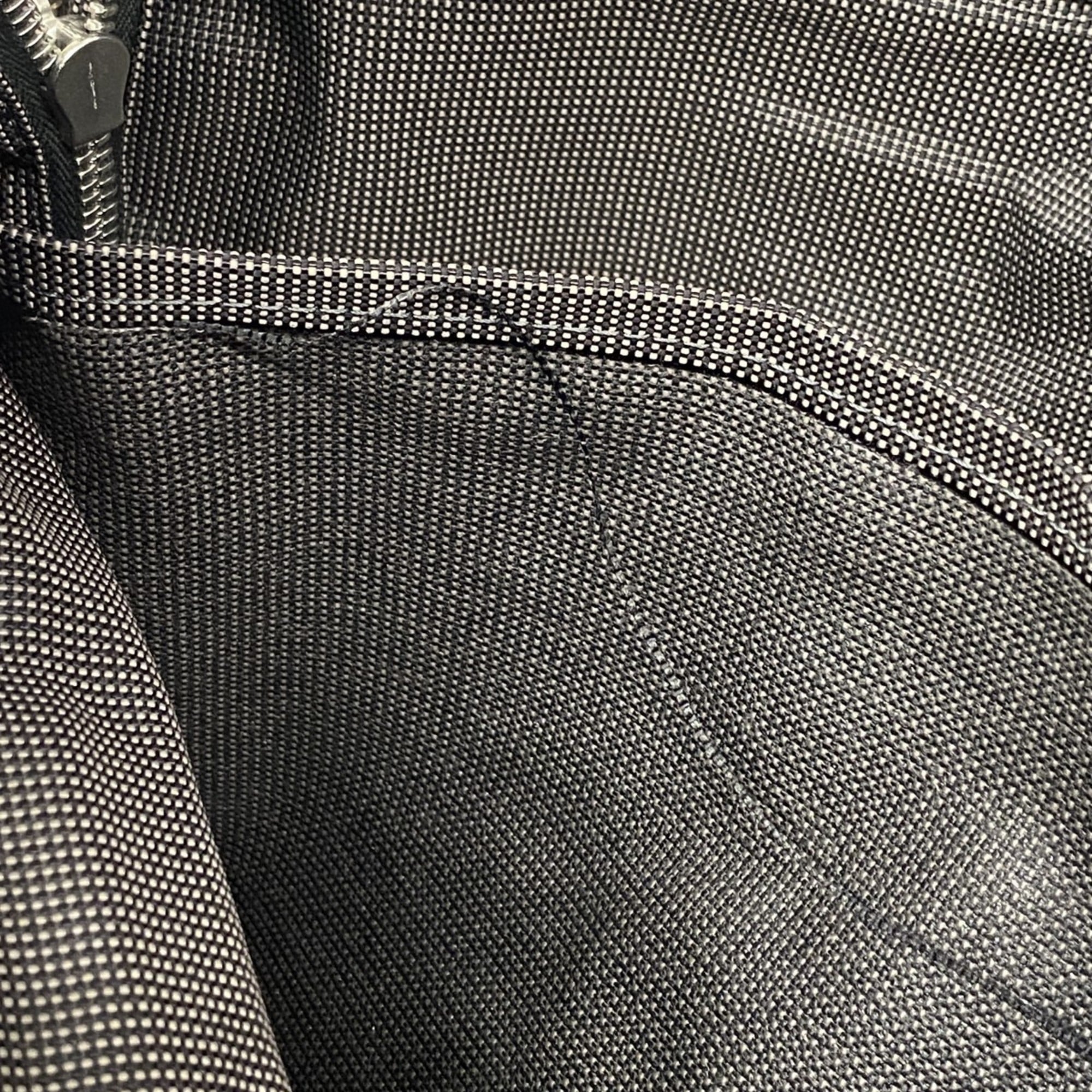 Hermes Gray Canvas Tote Bag (Pre-Owned)