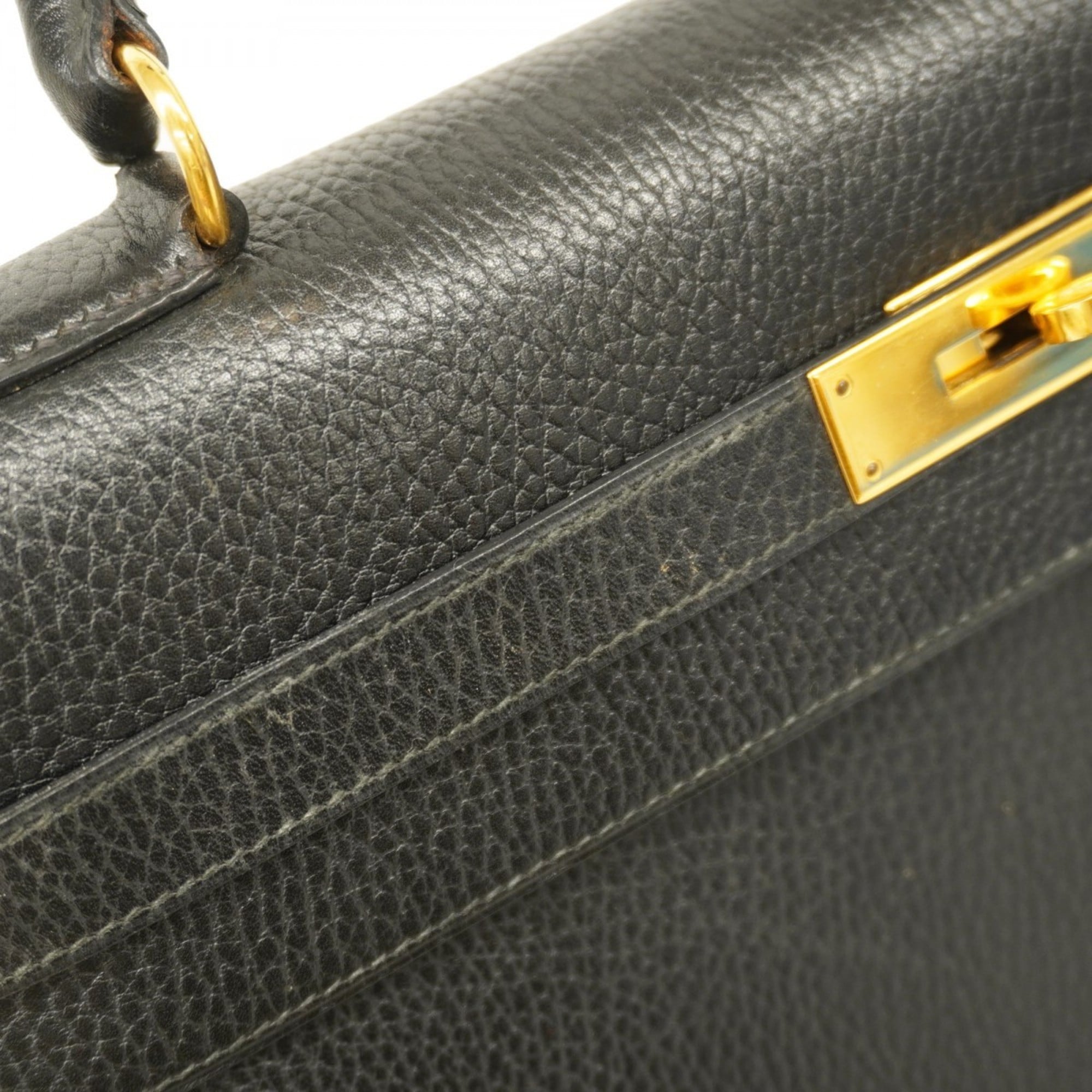 Hermes Black Ardennes Leather Handbag (Pre-Owned)