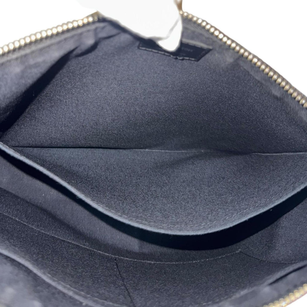 Louis Vuitton Black Gray Damier Graphite Shoulder Bag (Pre-Owned)