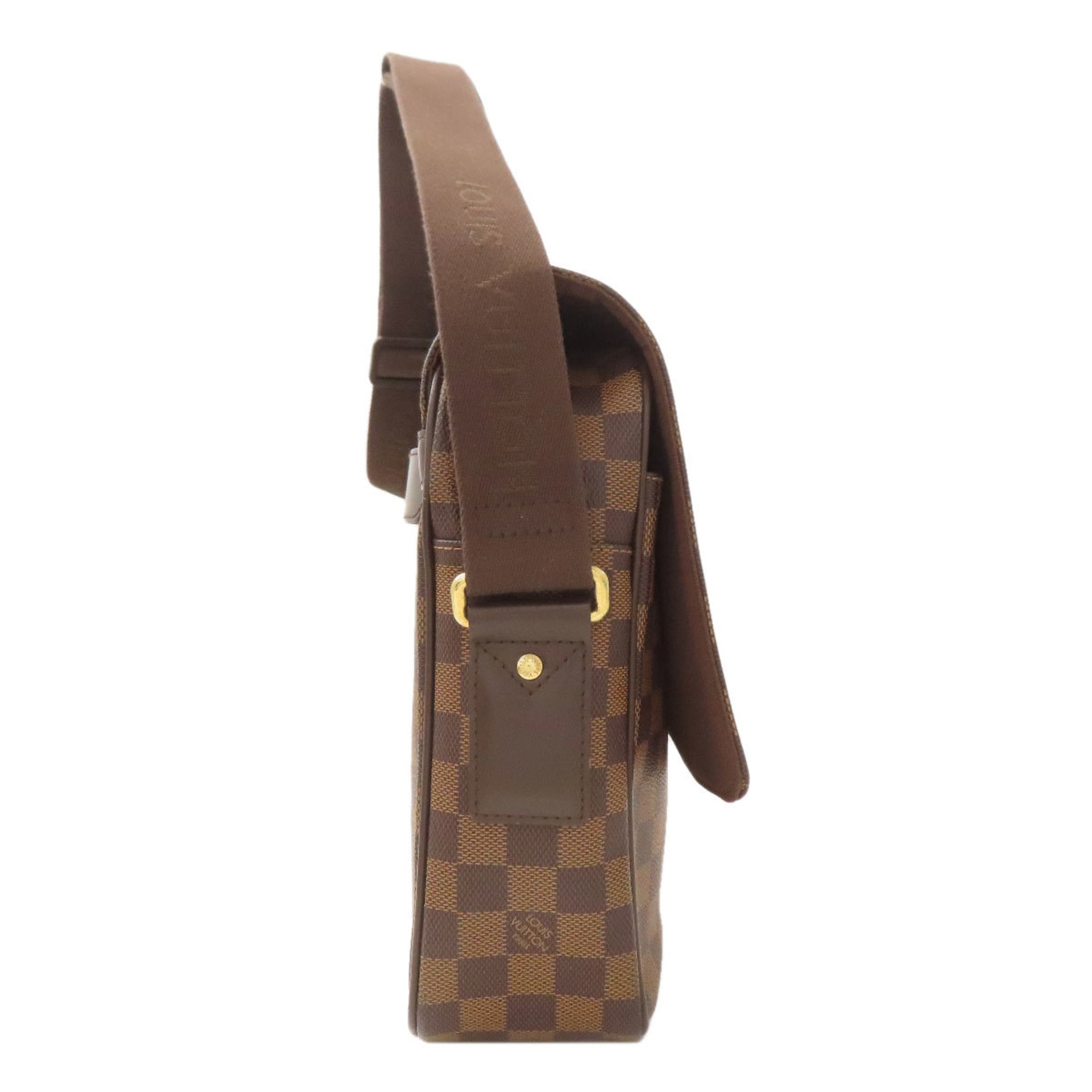 Louis Vuitton Damier Canvas Ebene Damier Canvas Shoulder Bag (Pre-Owned)