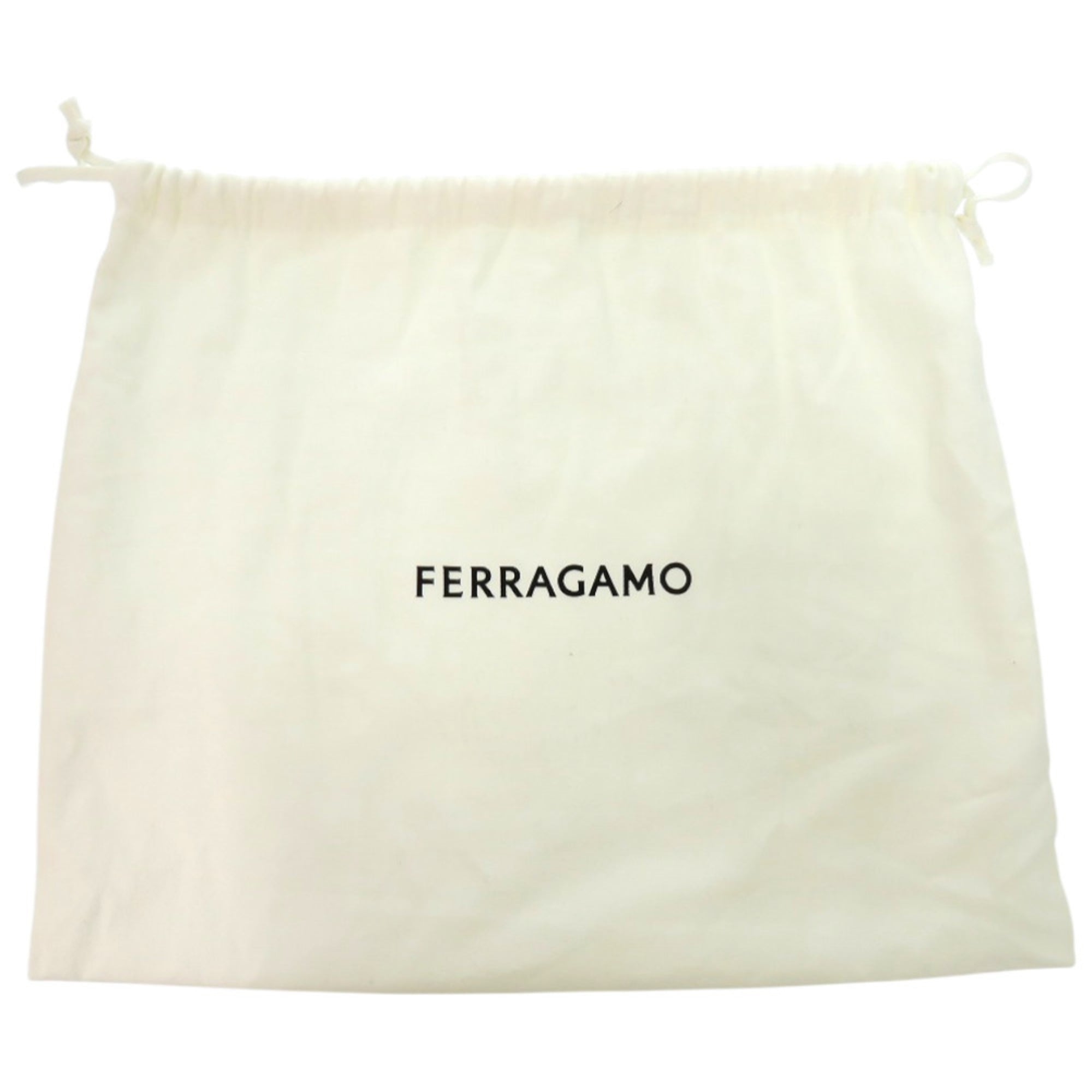Salvatore Ferragamo Beige Pink Leather Shoulder Bag (Pre-Owned)