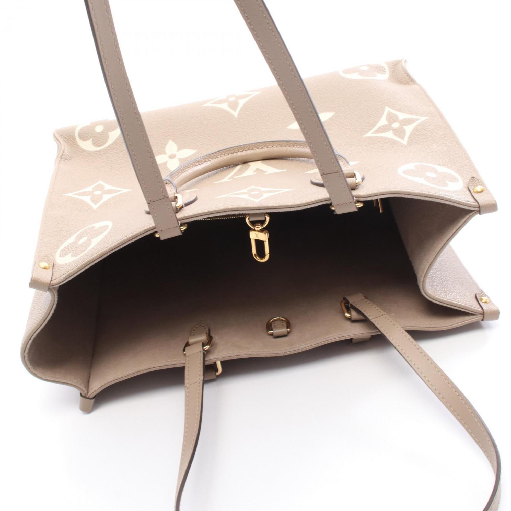 Louis Vuitton Beige Ivory Tourterelle Monogram Empreinte Tote Bag (Pre-Owned)