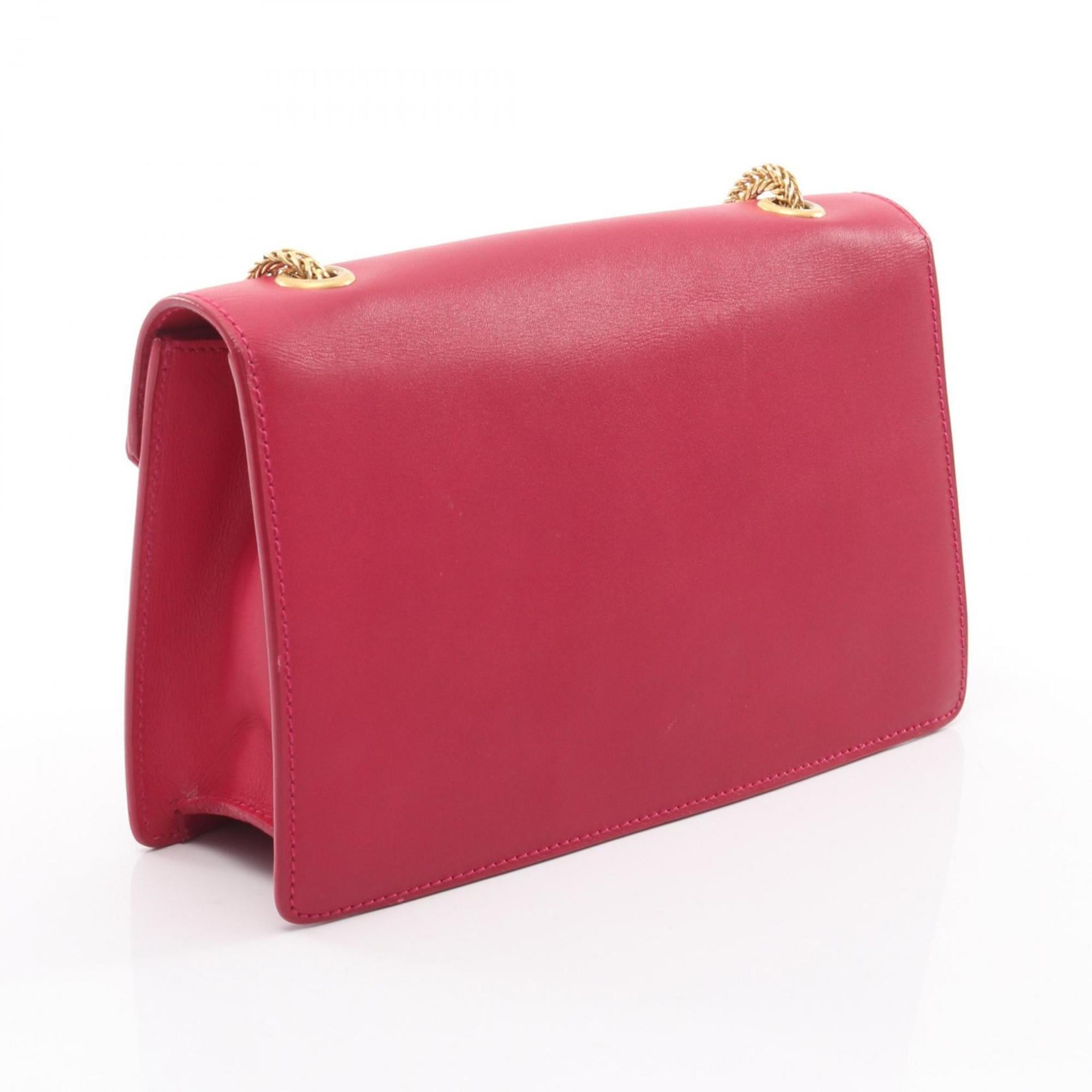 Yves Saint Laurent Pink Leather Shoulder Bag (Pre-Owned)