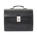 Gucci Black Leather Briefcase (Pre-Owned)