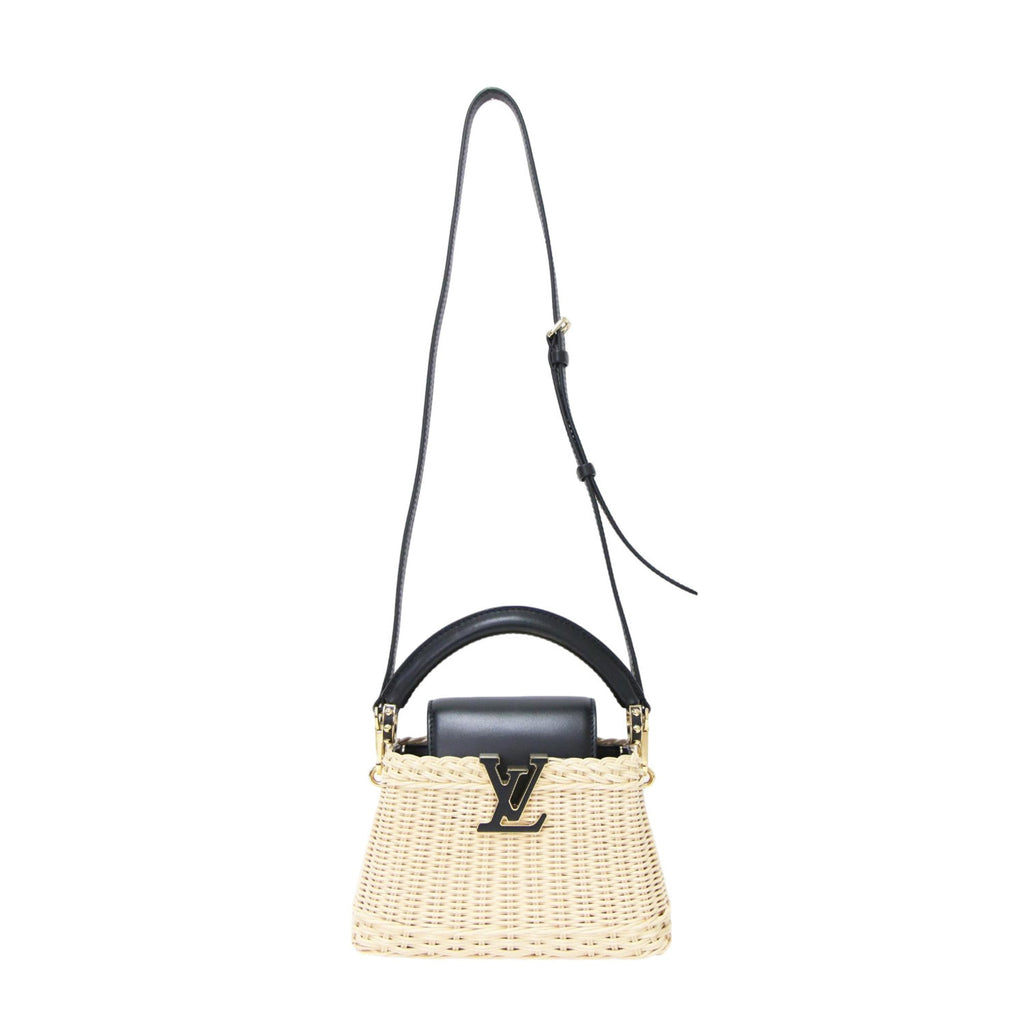 Louis Vuitton Black Natural Leather Handbag (Pre-Owned)