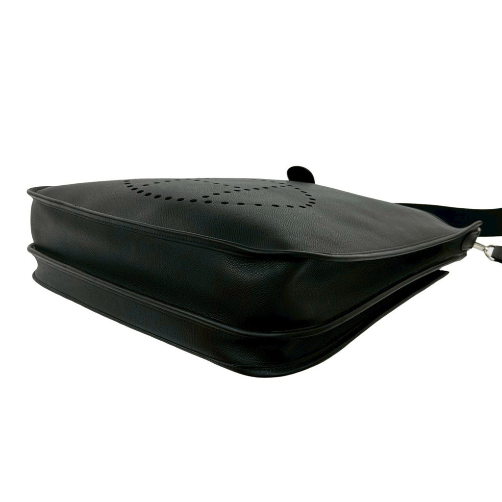 Hermes Black Epsom Leather Shoulder Bag Sling Bag (Pre-Owned)