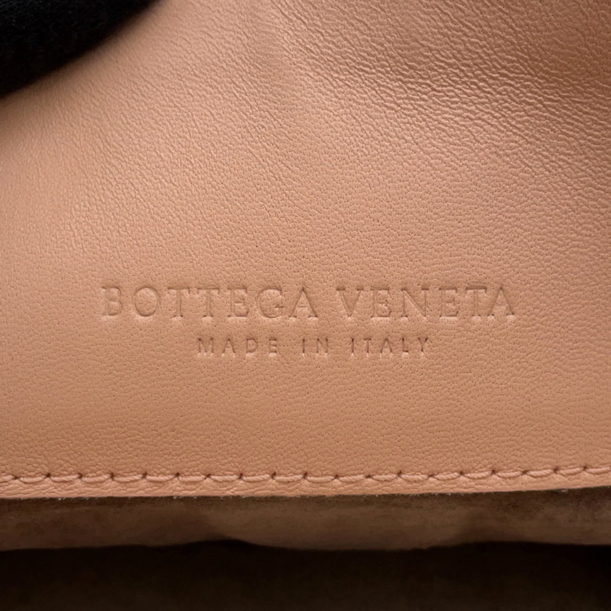 Bottega Veneta Intrecciato Pink Intrecciato Handbag (Pre-Owned)