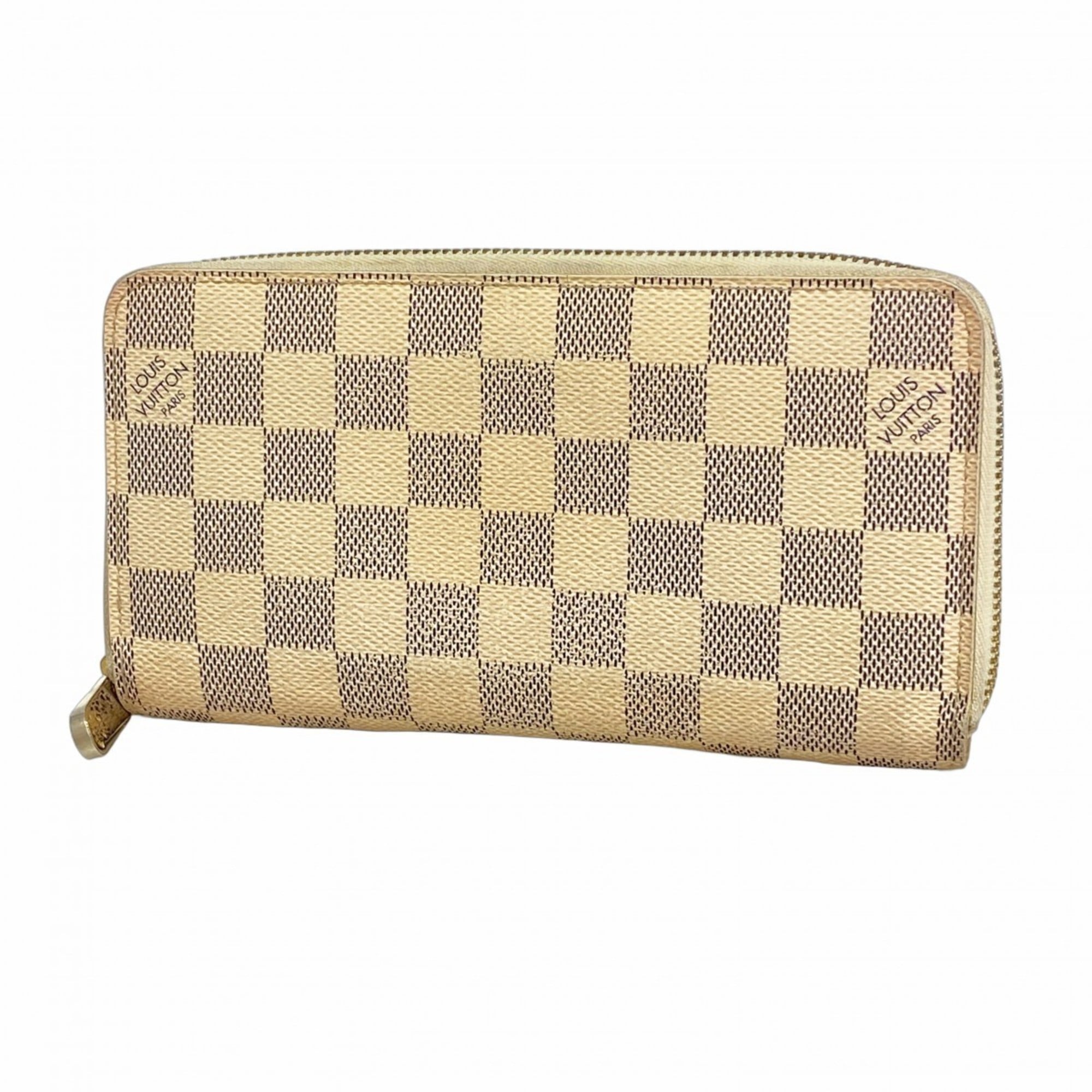 Louis Vuitton White Long Wallet (Bi-Fold) (Pre-Owned)