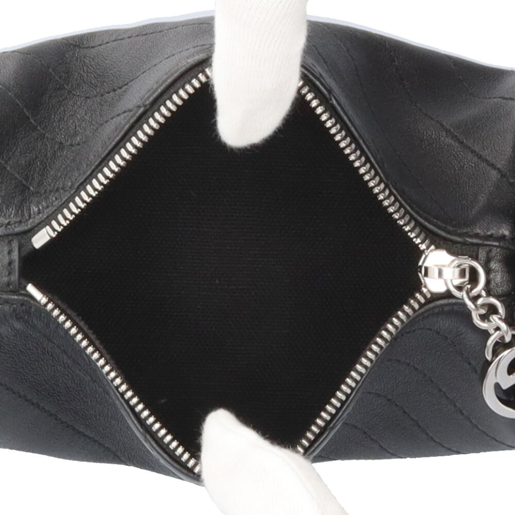 Gucci Black Leather Shoulder Bag (Pre-Owned)