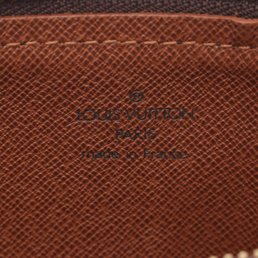 Louis Vuitton Brown Monogram Coated Canvas Leather Handbag (Pre-Owned)