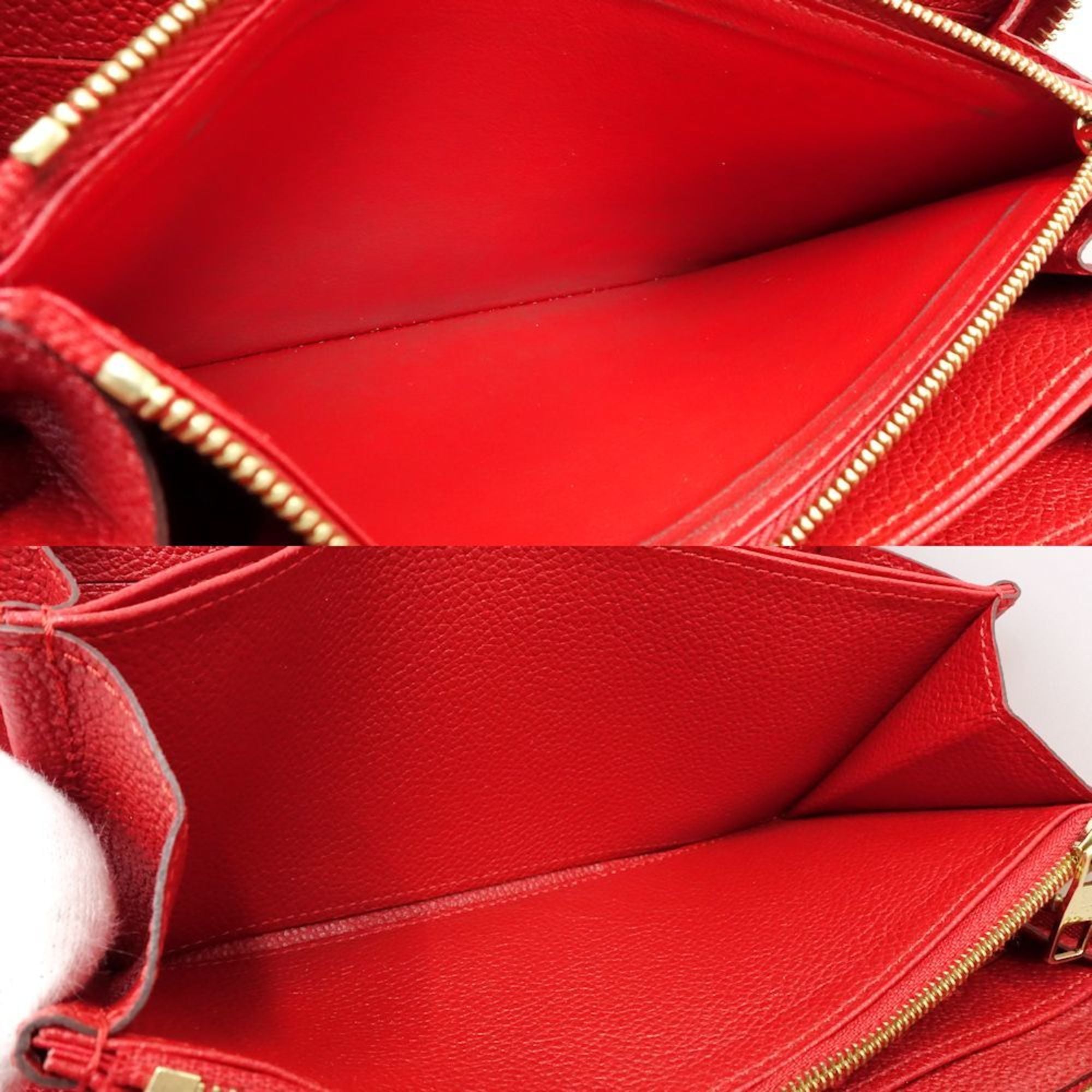 Louis Vuitton Monogram Empreinte Coquelicots Monogram Empreinte Long Wallet (Bi-Fold) (Pre-Owned)