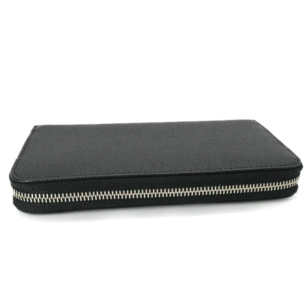 Bvlgari Black Leather Long Wallet (Bi-Fold) (Pre-Owned)