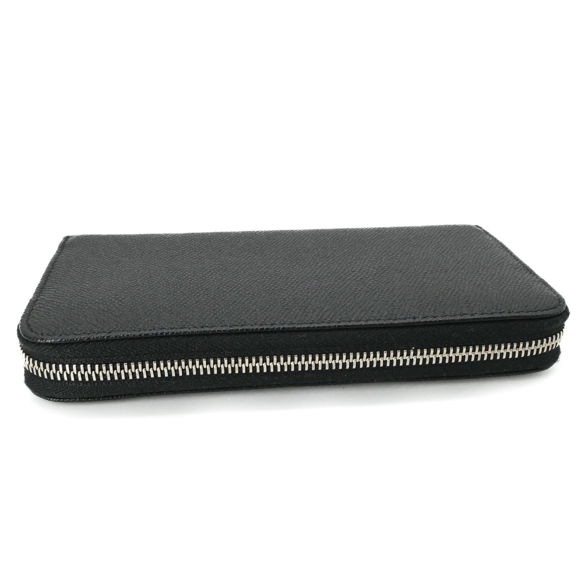Bvlgari Black Leather Long Wallet (Bi-Fold) (Pre-Owned)