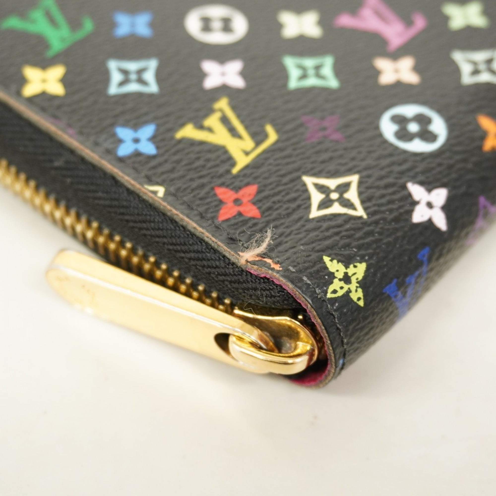 Louis Vuitton Grenade Noir Long Wallet (Bi-Fold) (Pre-Owned)