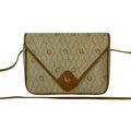 Christian Dior Beige Leather Pvc Pochette Shoulder Bag (Pre-Owned)
