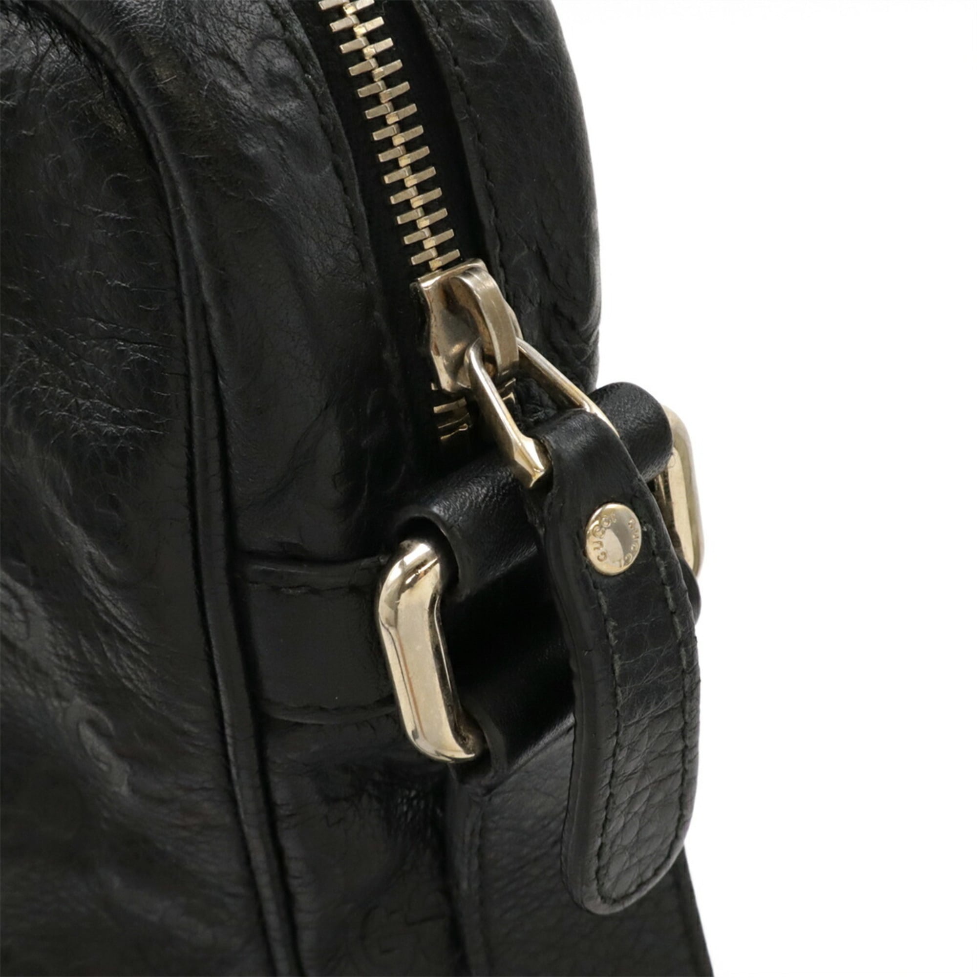 Gucci Black Leather Shoulder Bag (Pre-Owned)