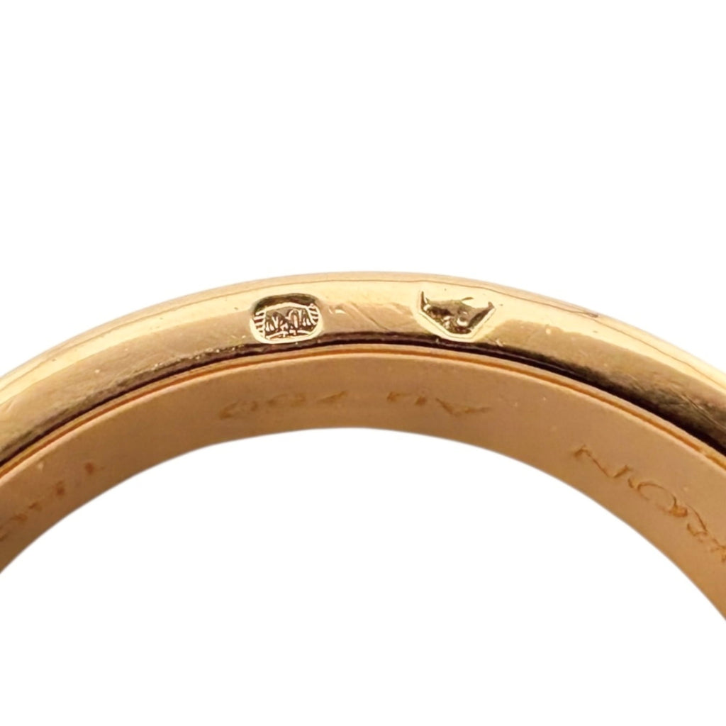 Boucheron Brown White Gold Yellow Gold Yellow Gold (18K) White Gold (18K) Band Ring (Pre-Owned)