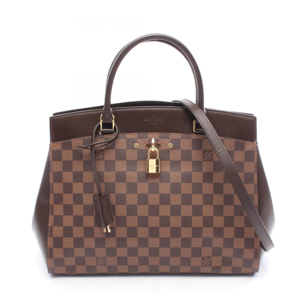 Louis Vuitton Brown Damier Canvas Ebene Coated Canvas Leather Handbag (Pre-Owned)