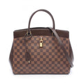 Louis Vuitton Brown Damier Canvas Ebene Coated Canvas Leather Handbag (Pre-Owned)