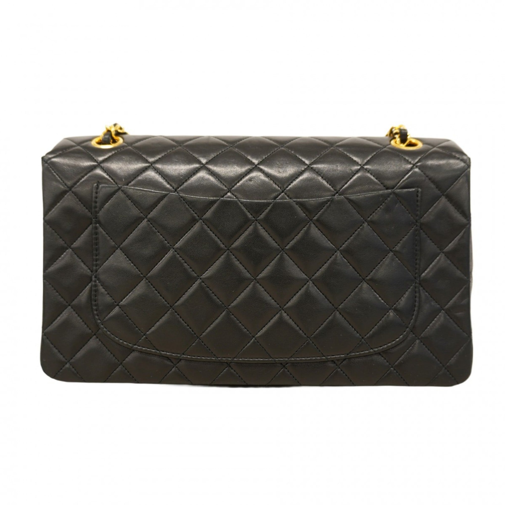 Chanel Black Leather Shoulder Bag (Pre-Owned)