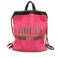 Gucci Pink Leather Backpack (Pre-Owned)
