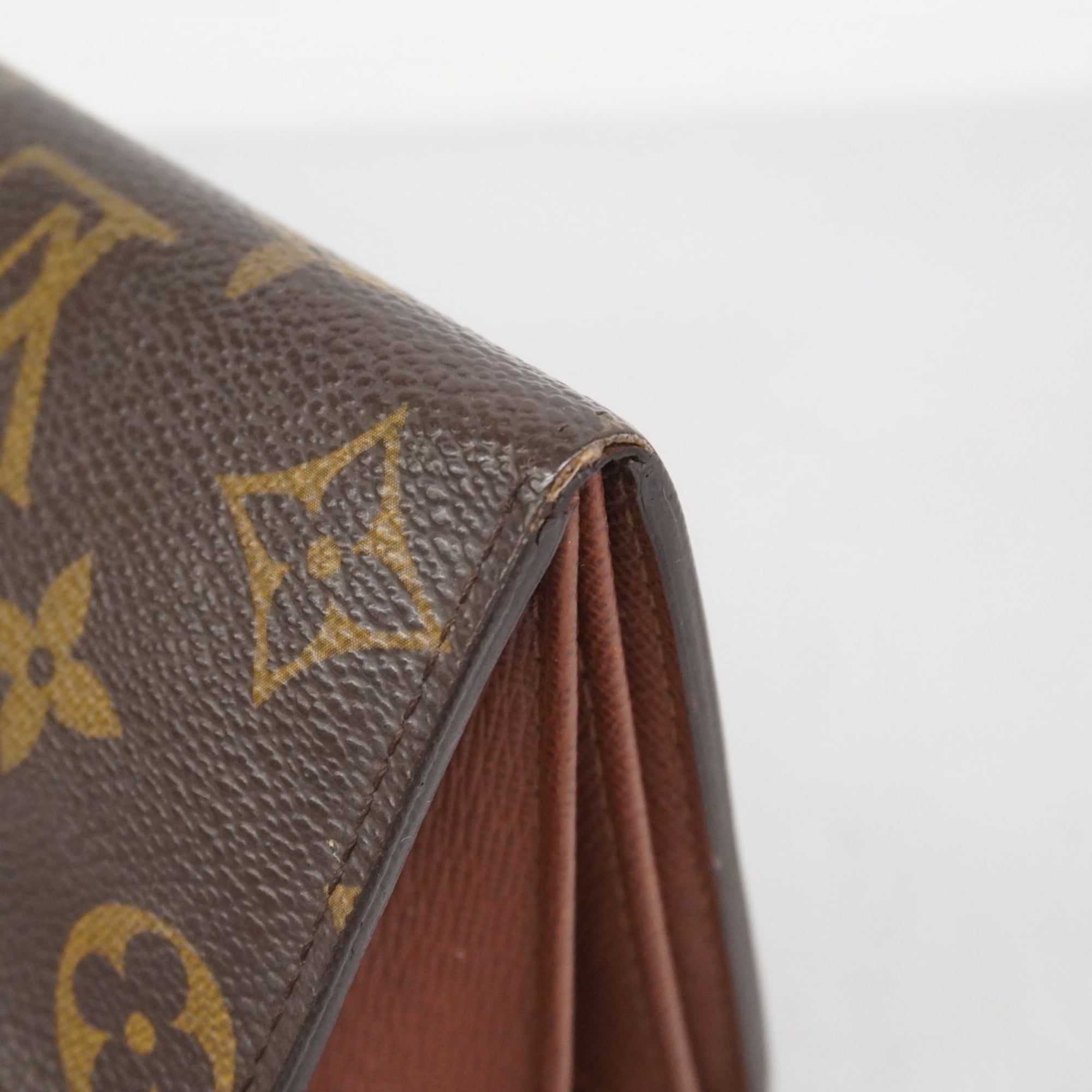 Louis Vuitton Brown Long Wallet (Bi-Fold) (Pre-Owned)