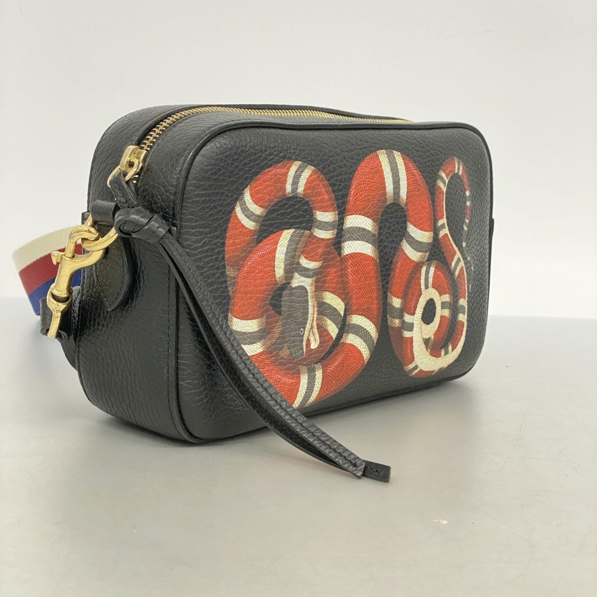 Gucci Black Leather Shoulder Bag (Pre-Owned)