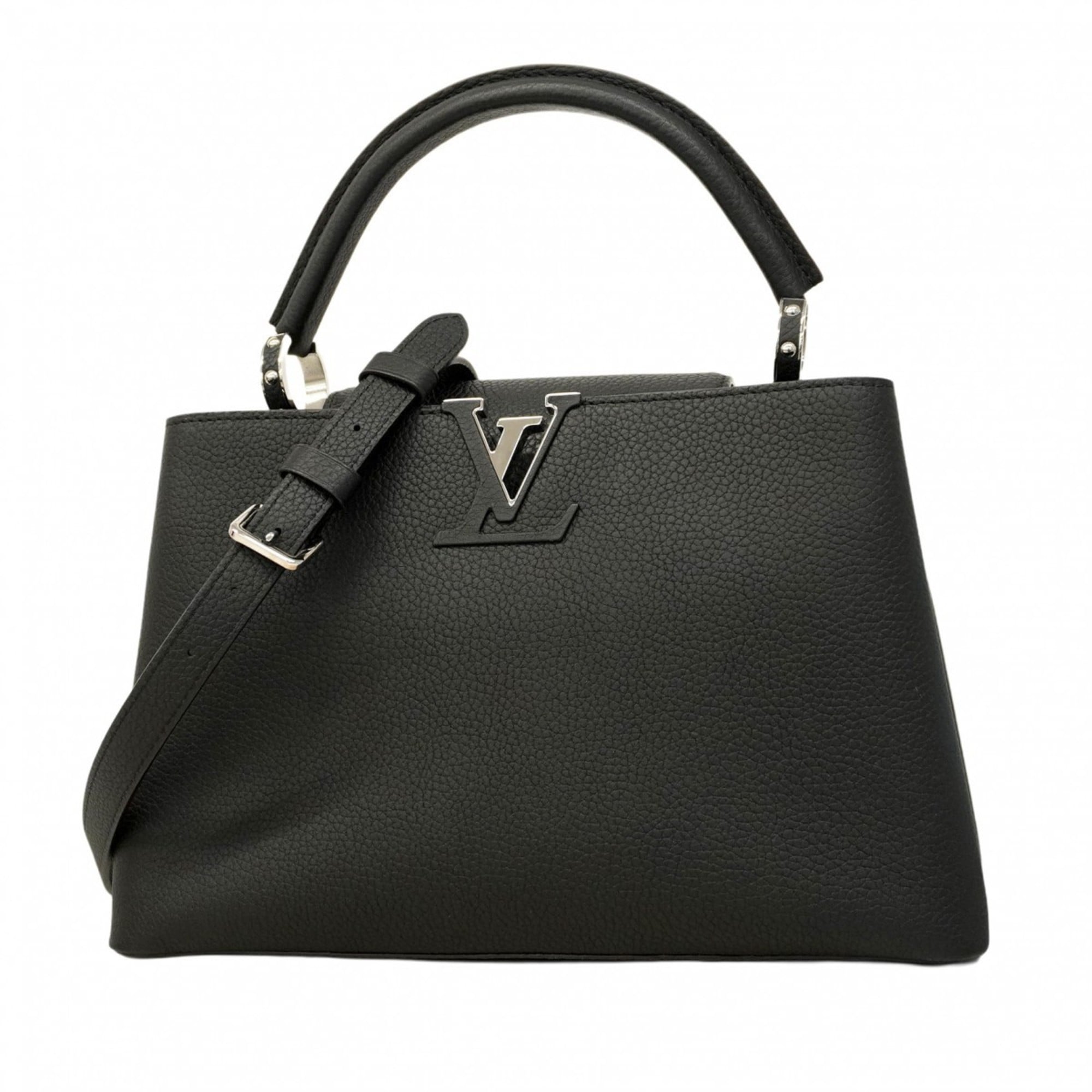 Louis Vuitton Noir Handbag (Pre-Owned)