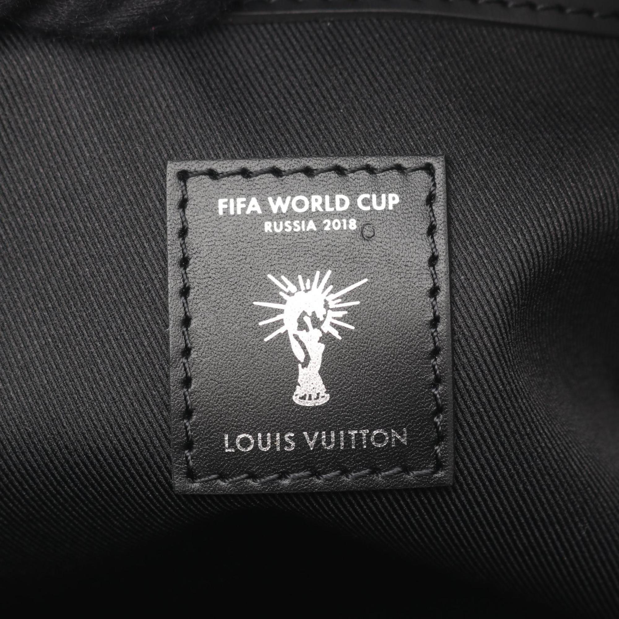 Louis Vuitton Black Noir White Leather Boston Bag (Pre-Owned)