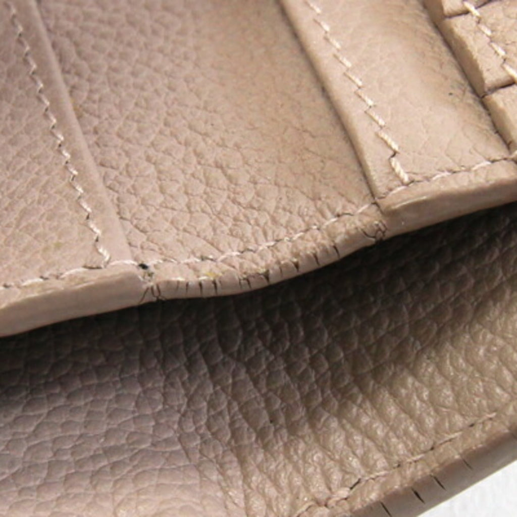 Saint Laurent Pink Beige Leather Wallet (Bi-Fold) (Pre-Owned)