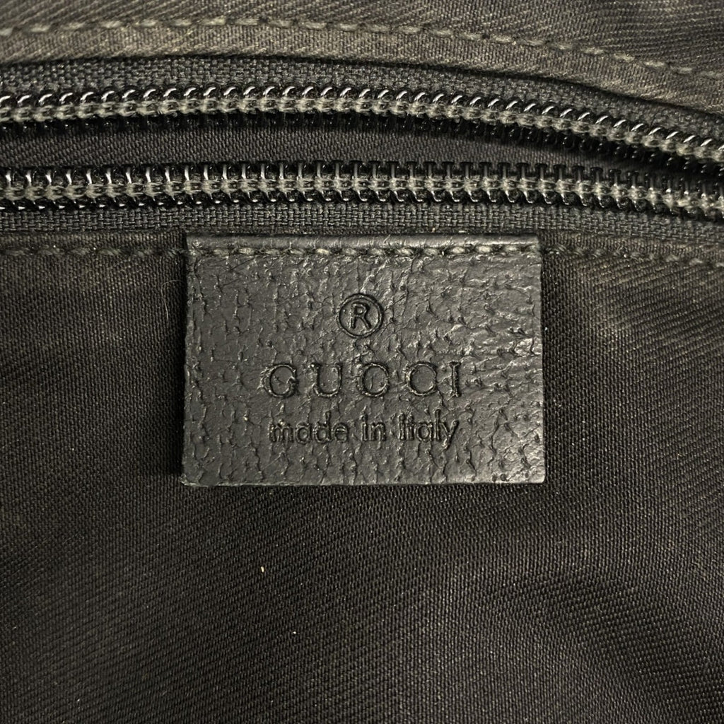 Gucci Black Canvas Shoulder Bag (Pre-Owned)