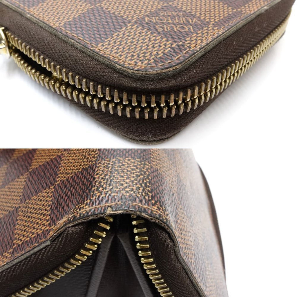Louis Vuitton Damier Damier Canvas Ebene Damier Canvas Long Wallet (Bi-Fold) (Pre-Owned)
