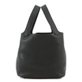 Hermes Picotin Black Taurillon Clemence Leather Handbag (Pre-Owned)