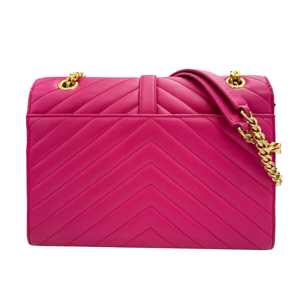 Yves Saint Laurent Pink Leather Shoulder Bag (Pre-Owned)