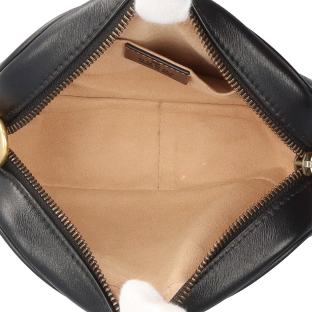 Gucci Black Leather Shoulder Bag (Pre-Owned)