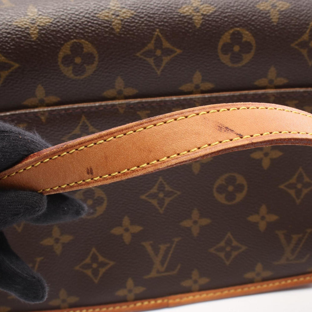 Louis Vuitton Brown Coated Canvas Pvc Leather Monogram Shoulder Bag (Pre-Owned)