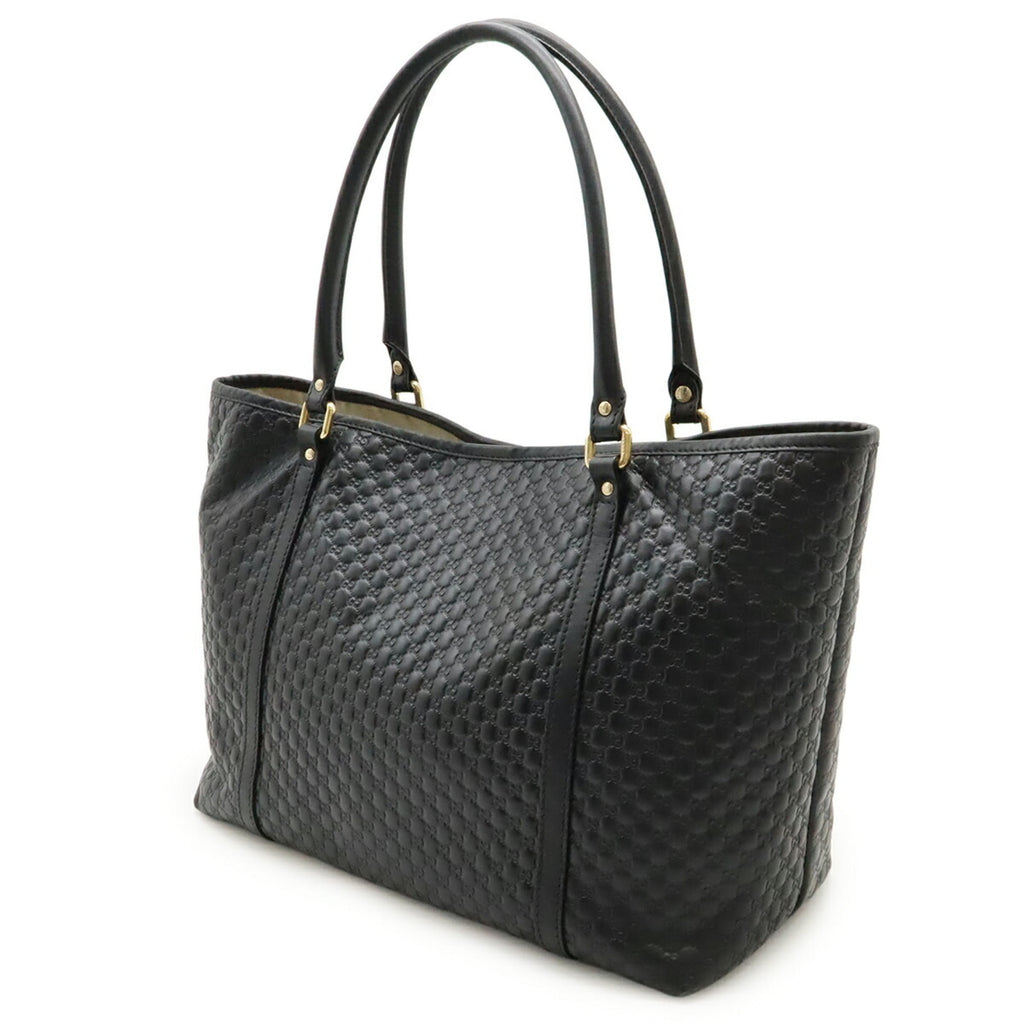Gucci Microguccissima Black Micro Gg Leather Shoulder Bag Tote Bag (Pre-Owned)