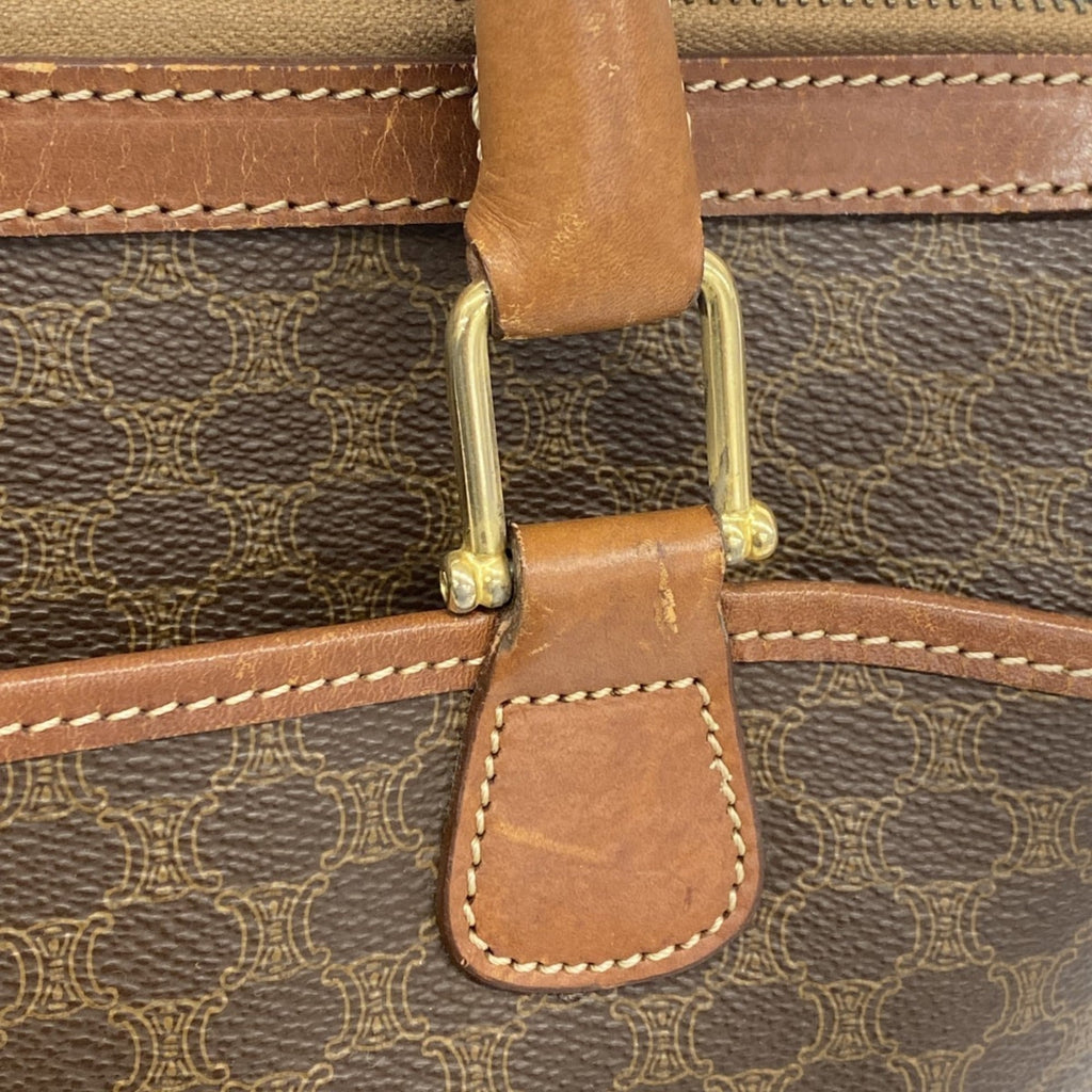 Celine Brown Pvc Handbag (Pre-Owned)