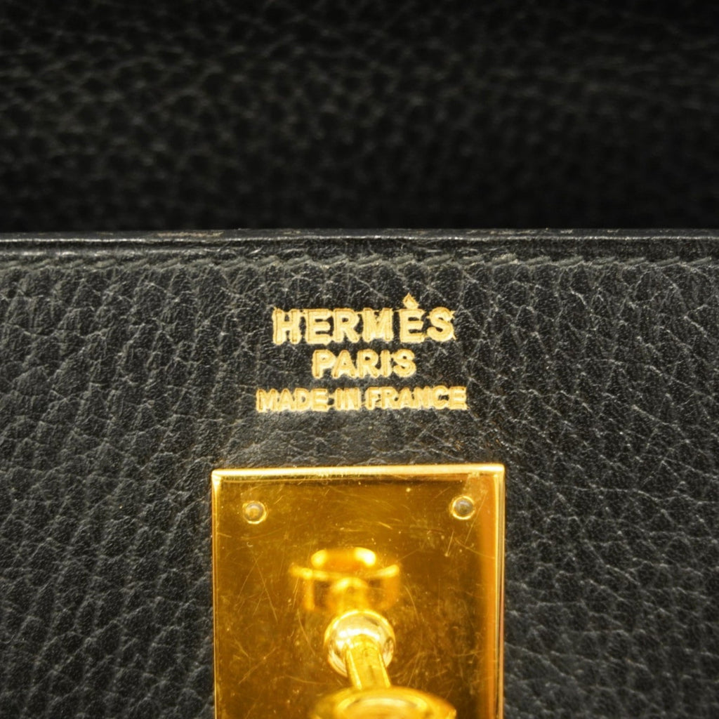 Hermes Black Ardennes Leather Handbag (Pre-Owned)