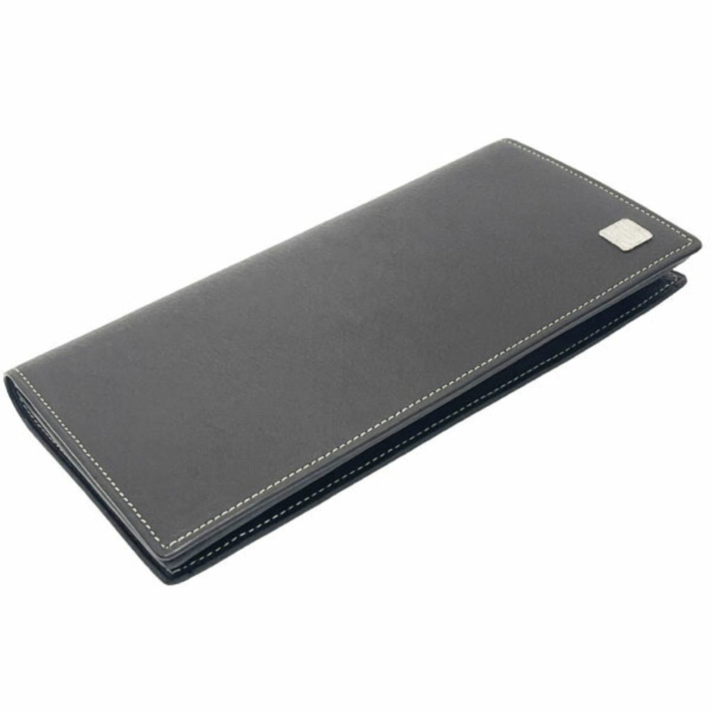 Cartier Dark Brown Leather Long Wallet (Bi-Fold) (Pre-Owned)