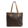 Louis Vuitton Brown Monogram Canvas Handbag Shoulder Bag Tote Bag (Pre-Owned)